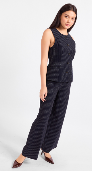 EAST GATE PINSTRIPE VEST