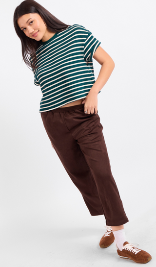 RISK TAKER FAUX SUEDE PANTS