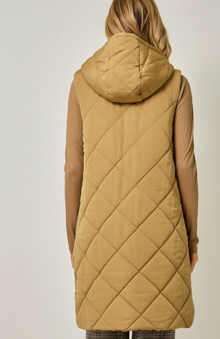 PUFFER HOODIE VEST