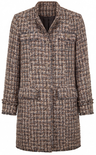 MANDARIN COLLAR COAT