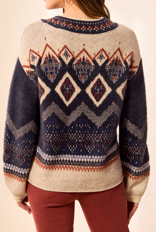 NORDIC PRINT SWEATER