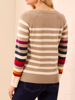 MUTLICOLOR STRIPE SWEATER