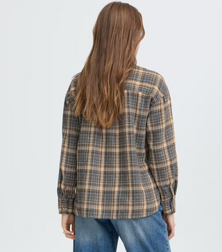 MOCAH PLAID BUTTON-UP