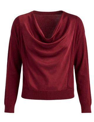 RUBY RUSH DRAPE SWEATER