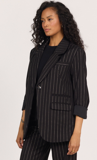 SPENCER PINSTRIPE BLAZER