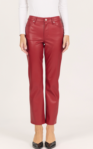 LASSO CRIMSON LAQUER PANTS