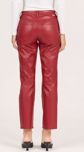 LASSO CRIMSON LAQUER PANTS