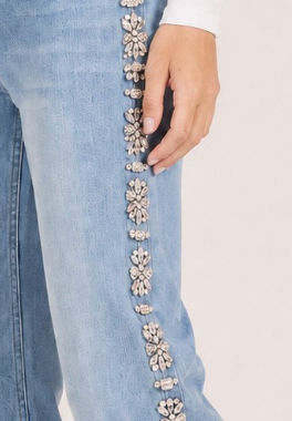 HOLLY LIGHT JEWELED DENIM