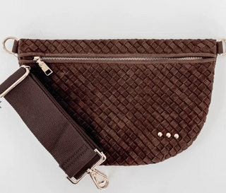 PS- SUEDE WESTLYN WOVEN BAG