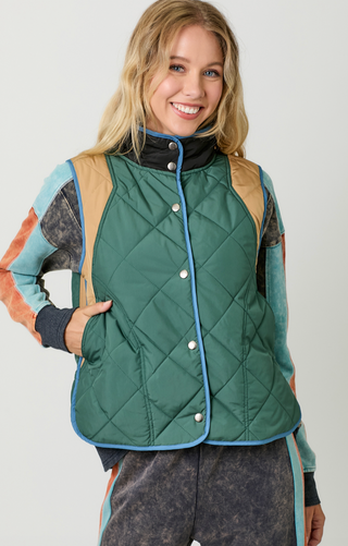 MY-COLOR BLOCK VEST