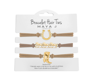 3 PACK- HAIR TIE BRACELETS