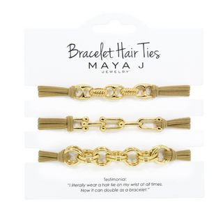 3 PACK- HAIR TIE BRACELETS