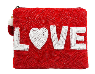 BEADED COIN PURSE