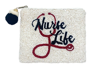 BEADED COIN PURSE