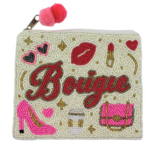 BEADED COIN PURSE
