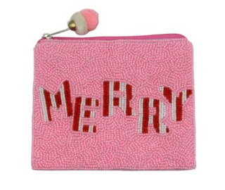 BEADED COIN PURSE