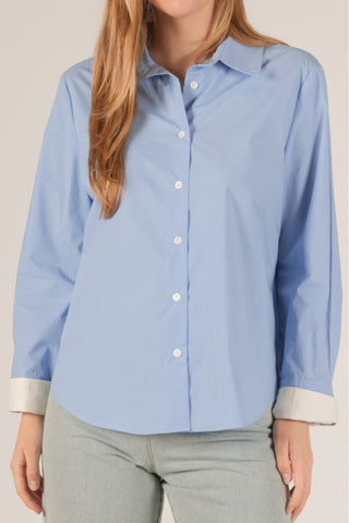 POPLIN CUFF BUTTON SHIRT