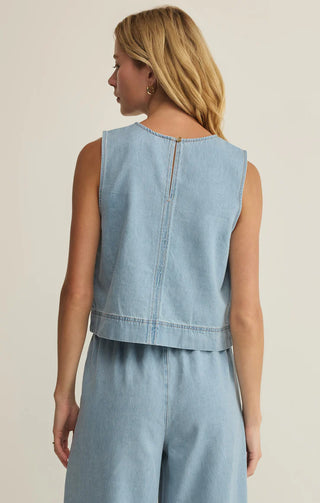 LIGHT DENIM TANK