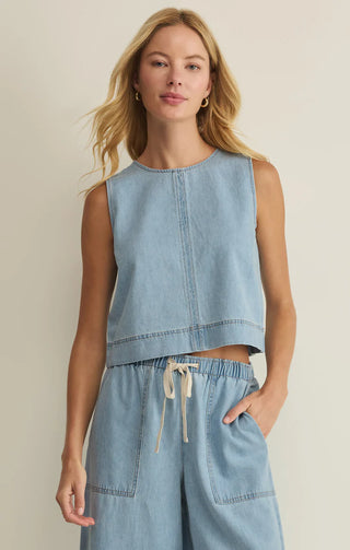 LIGHT DENIM TANK
