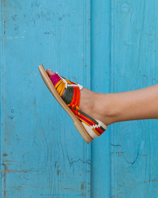 ALEBRIJE-Colorful Huarache Sandal