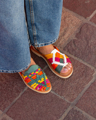 ALEBRIJE-Colorful Huarache Sandal