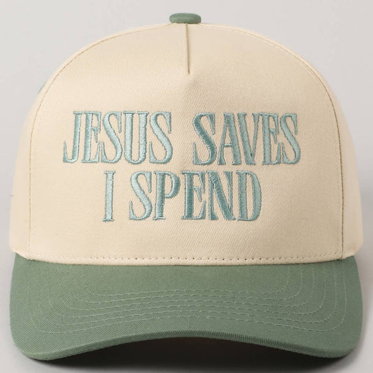 JESUS SAVES Hat-SAGE