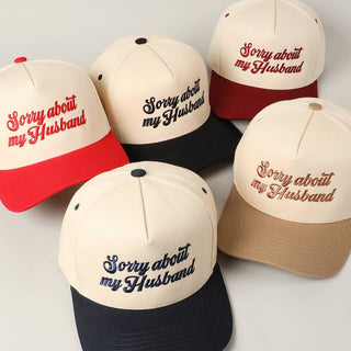 Sorry Husband Cap- BK