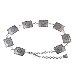 TURQUOISE TRAIL CONCHO BELT