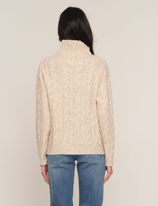 TAWNY OAT MOCK NECK