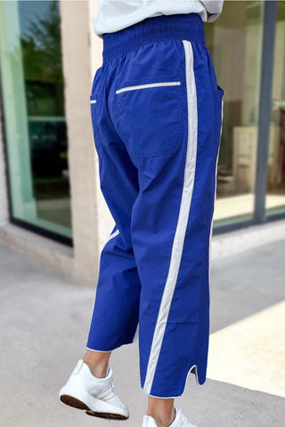 PULL ON STRIPE DRAWSTRING PANTS