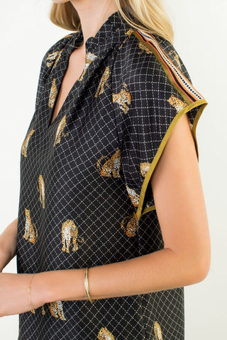 THML - SS LEOPARD PRINT DRESS