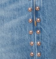 LEXI MID RISE STUDDED DENIM