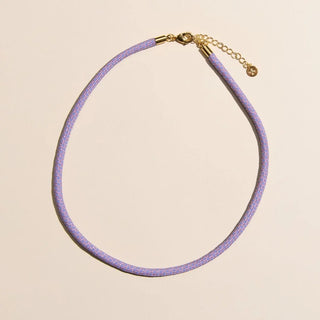 LAVENDER MINIMALIST PARACORD NECKLACE