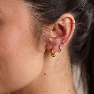 MIXED METAL DANITY EARRING SET