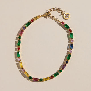 N&S- MULTICOLOR TENNIS BRACELET