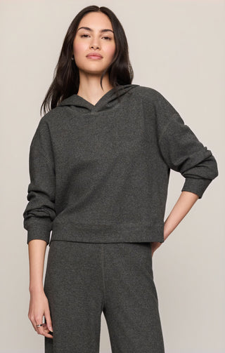 DARK CHARCOAL GREY HOODIE 