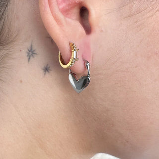 HEART LOCK EARRINGS