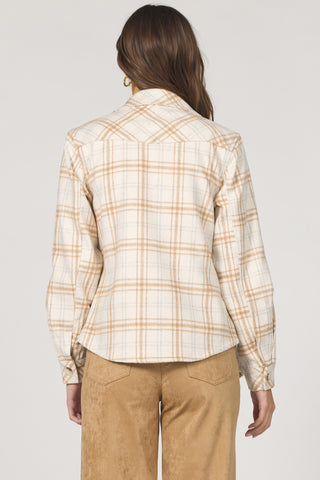 DJ-WEST JACKET-TAN PLAID