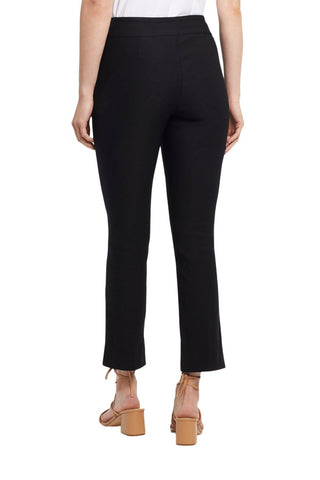 TRIBAL-SLIMMING ANKLE PANTS-BLK