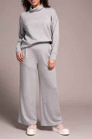 TRIBAL-PULL ON PANTS-LT GREY