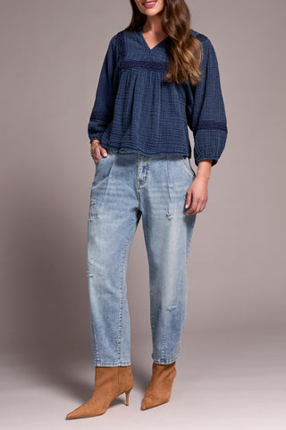 TRIBAL-AUDREY BARREL JEANS