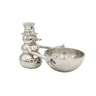 CC- METAL SNOWMAN BOWL